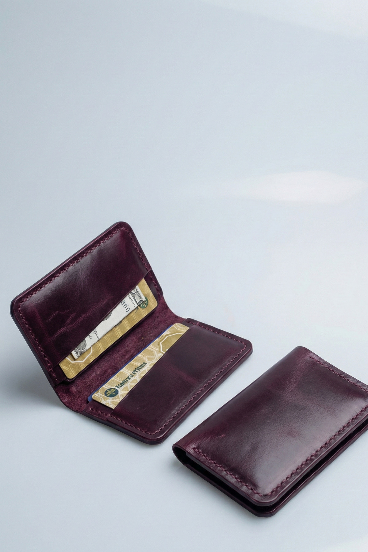 luvo El Yapımı Hakiki Deri Kartlık İtalyan Dikiş Premium Hakiki Deri