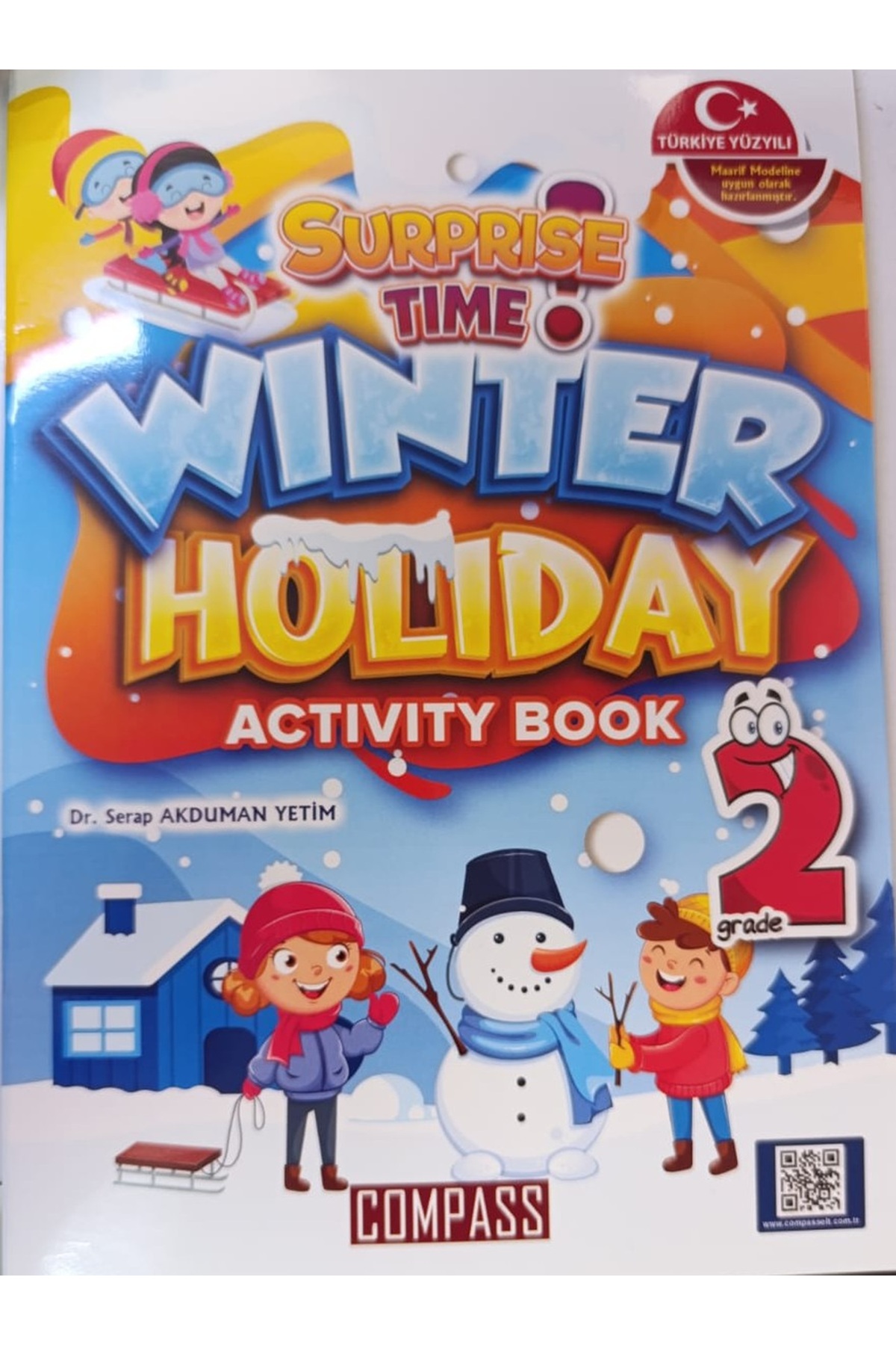 Compass 2.Sınıf Winter Holiday İngilizce Yarıyıl Tatil Kitabı 2025