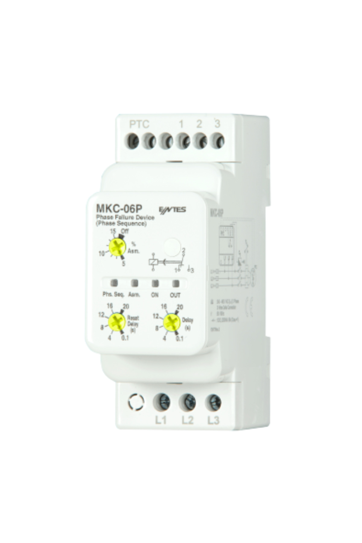 ENTES Mkc-06P Motor Koruma Rölesi Nötrsüz, M1726