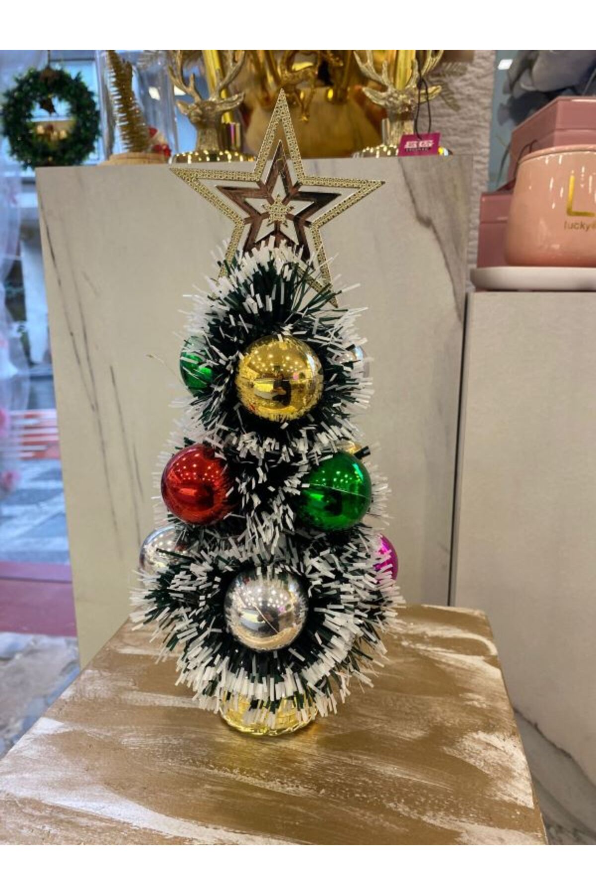 MİMSEGÜN DEKOR SÜSLÜ YIBAŞI AĞACI