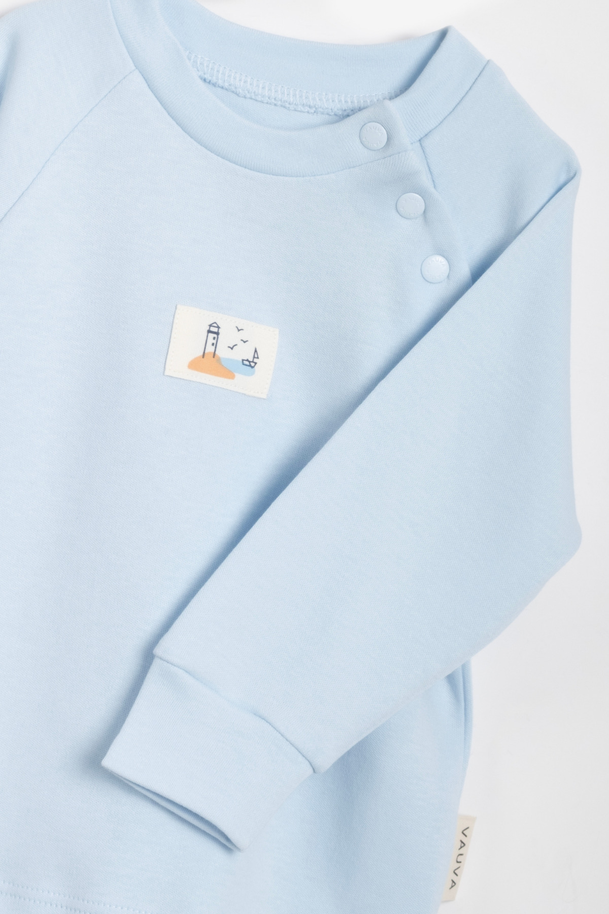 Vauva İkili Takım Kız Erkek Bebek Çocuk Nakışlı Pijama Takımı fotoğrafı 2 (önizleme)