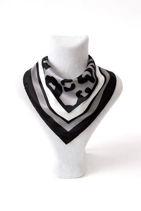 Vanelia Modern Leopar Desenli Fular Bandana
