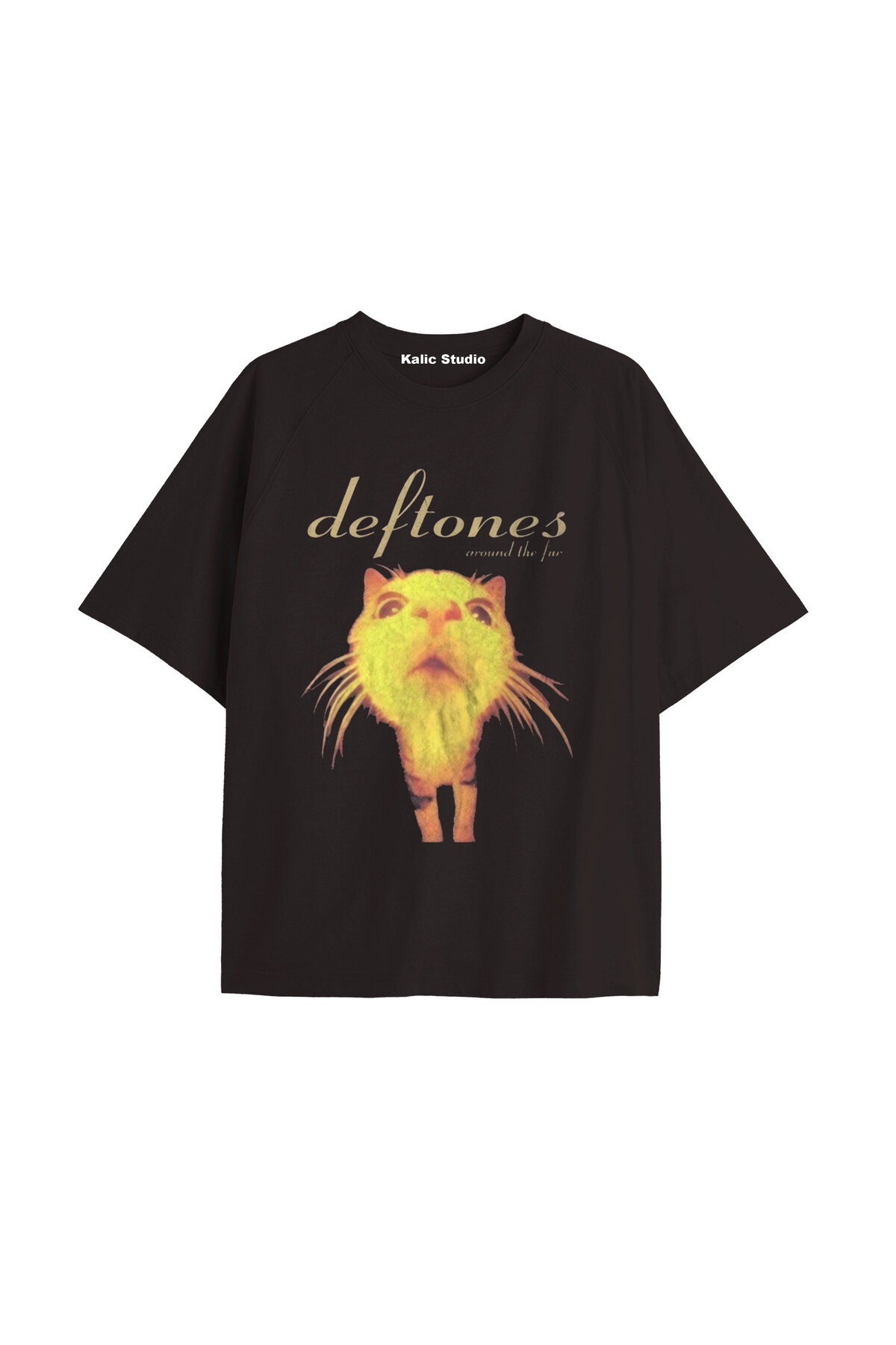 Kalic Studio Deftones Oversized T-Shirt Black