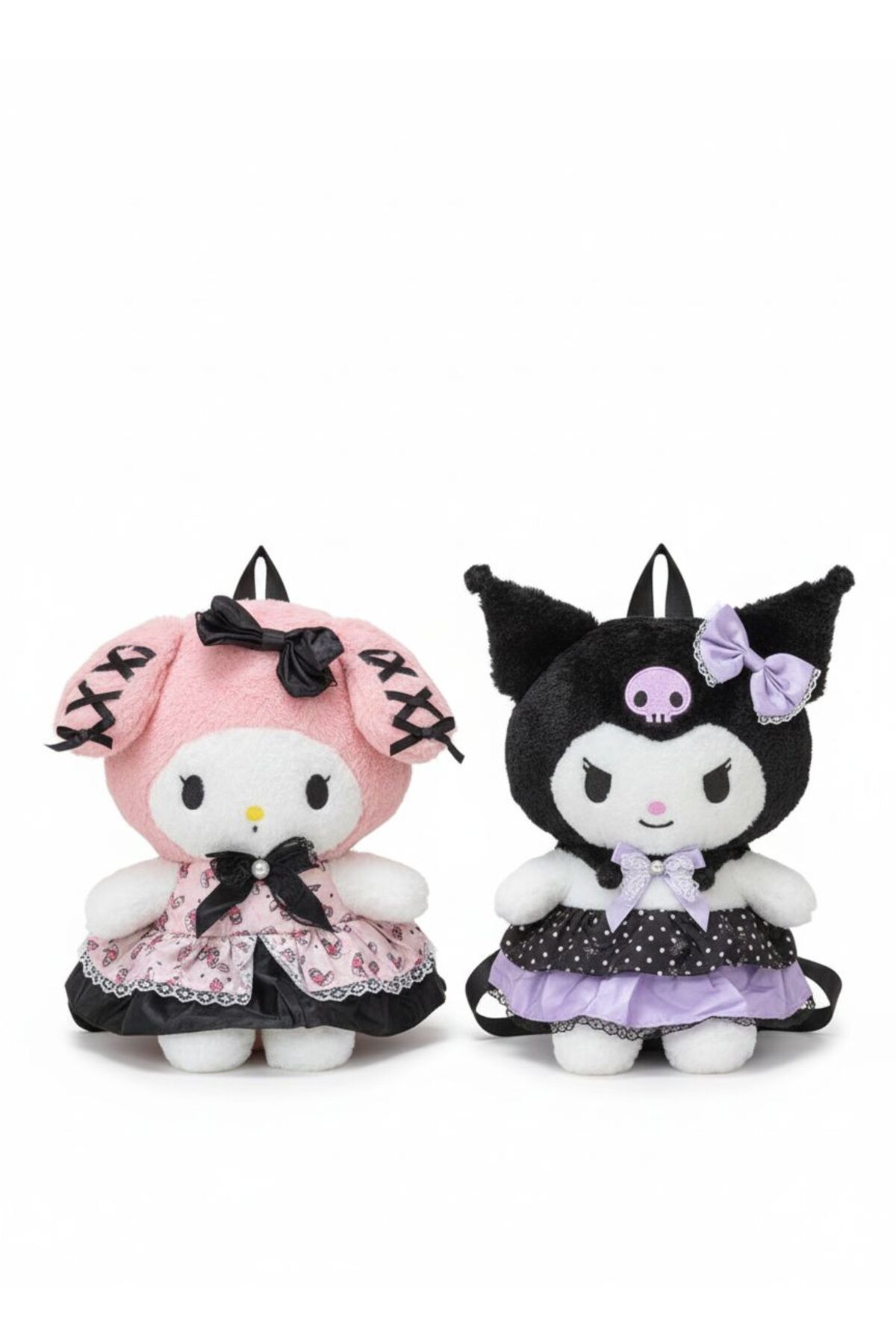 OEM Kuromi Peluş Tavşan Oyuncak – Pembe & Siyah Etekli Sevimli Peluş Bebek (Varyantlı) fotoğrafı 5 (önizleme)