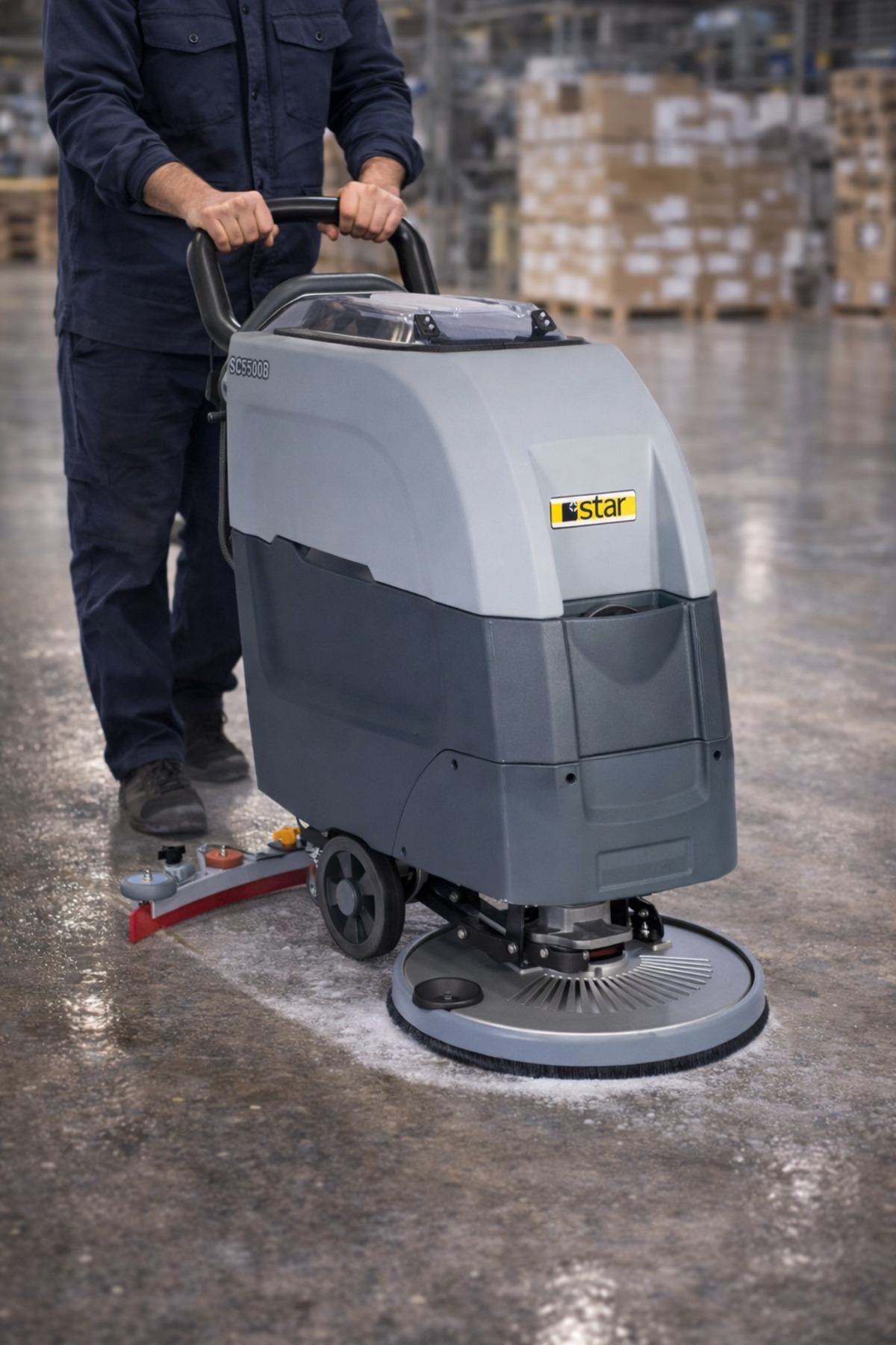 Star SC 5500 B Akülü Zemin Temizleme Makinesi