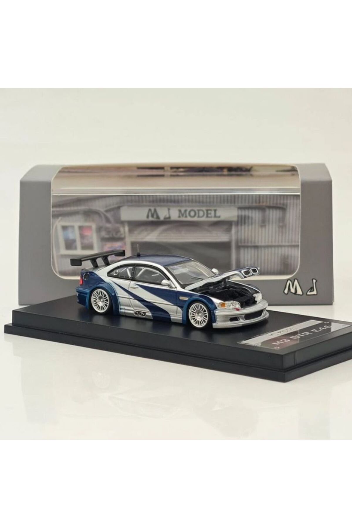 HOT WHEELS 1:64 MJ BMW M3 GTR E46 Need For Speed Metal Diecast
