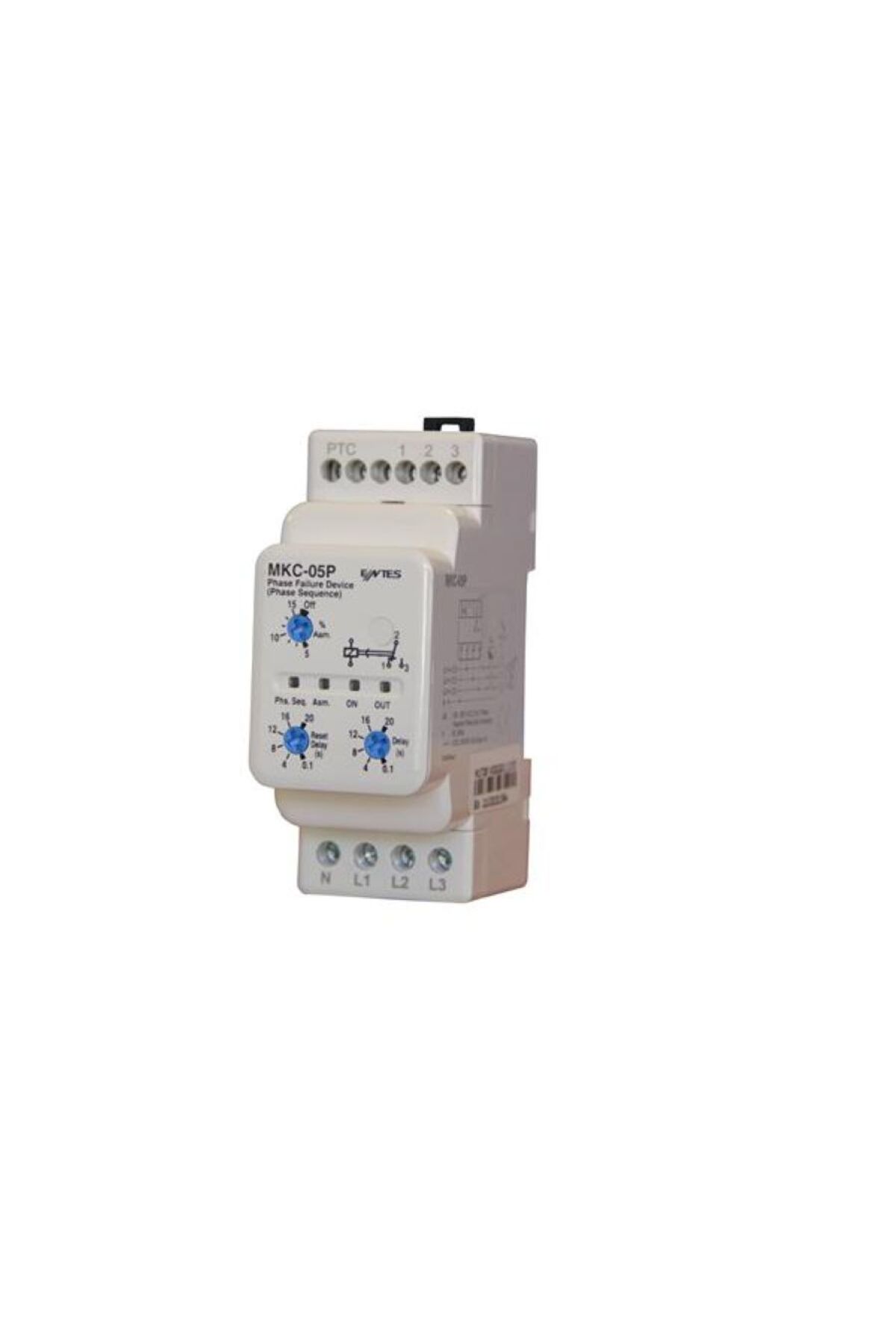 ENTES Mkc-05P Motor Koruma Rölesi Ptc Ray Montaj, M1728