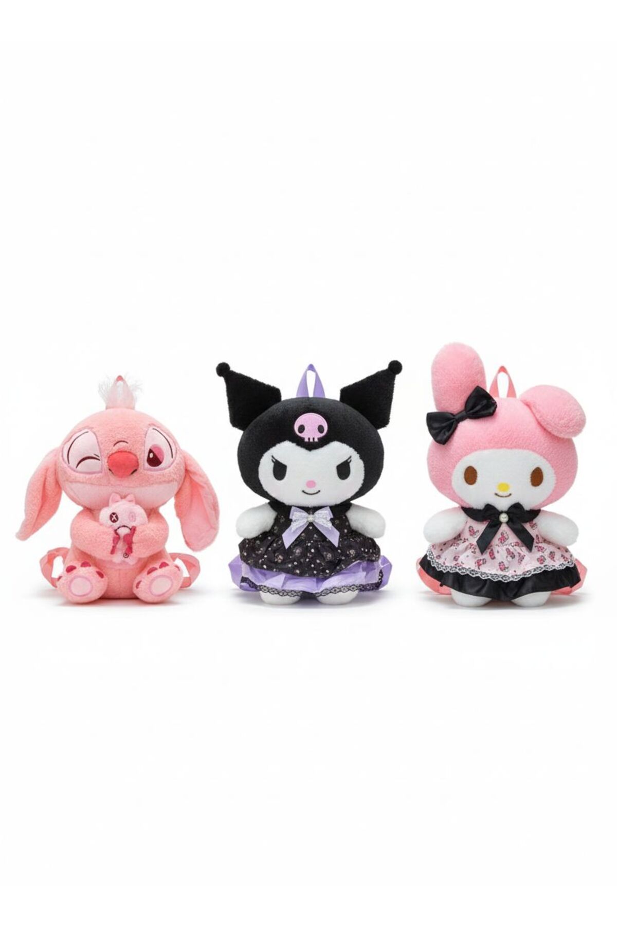 OEM Kuromi Peluş Tavşan Oyuncak – Pembe & Siyah Etekli Sevimli Peluş Bebek (Varyantlı) fotoğrafı 3 (önizleme)
