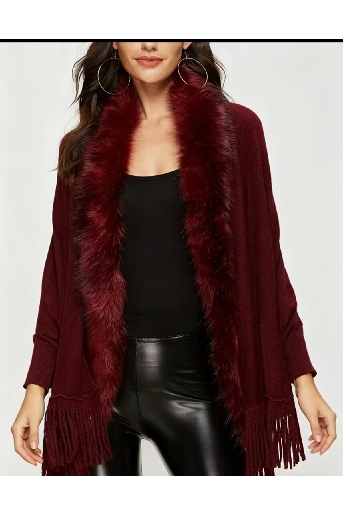 Enanice SAÇAKLI PELERİN