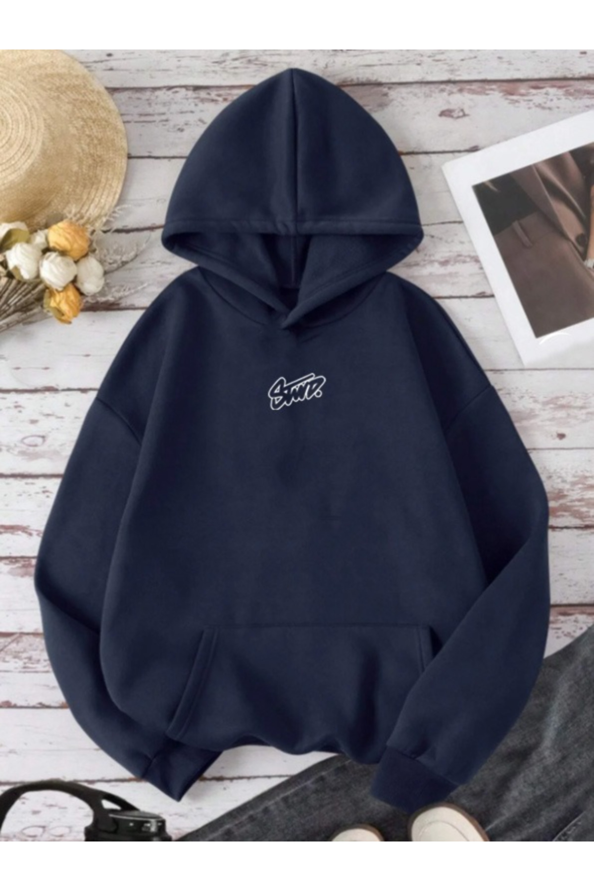 Flaubert  -Unisex baskılı sdx sweatshırt 3iplik kaliteli kumaş oversize kesim - Görsel 2