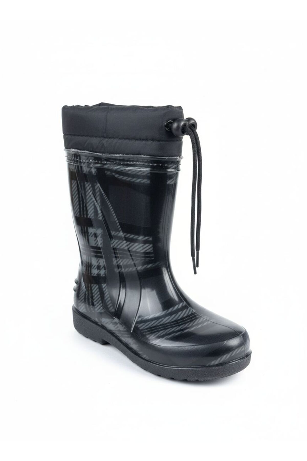 KRAL PLASTİK Premium Su Geçirmez Yün Astarlı Yağmur ve Kar Çizmesi Kaymaz Taban