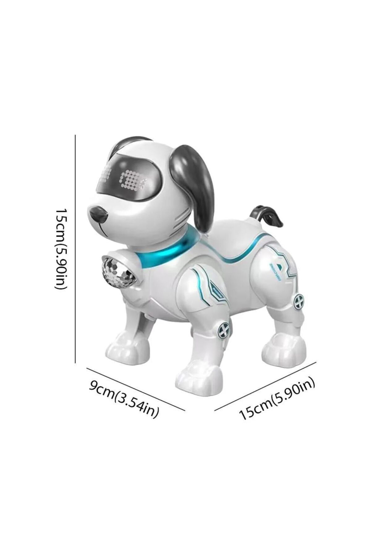 Brother Toys Disko Işıklı Yürüyen Köpek Oyuncak İpli Müzikli Emeklemeye ve Yürümeye Yardımcı fotoğrafı 4 (önizleme)