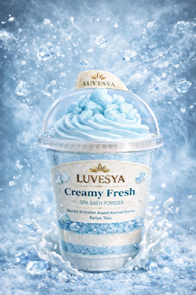 luvesya Creamy Fresh Spa Bath Powder – Mentol Kristalli Kremalı Banyo Tozu