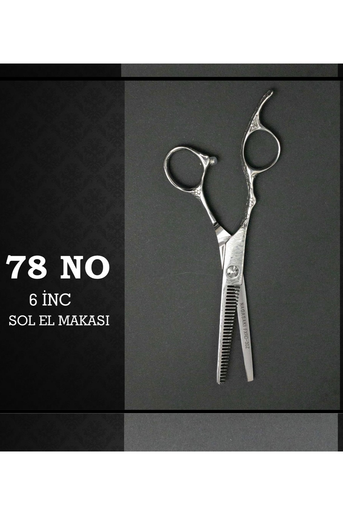 Nagasaki 78 numara sol el saç kesme makası