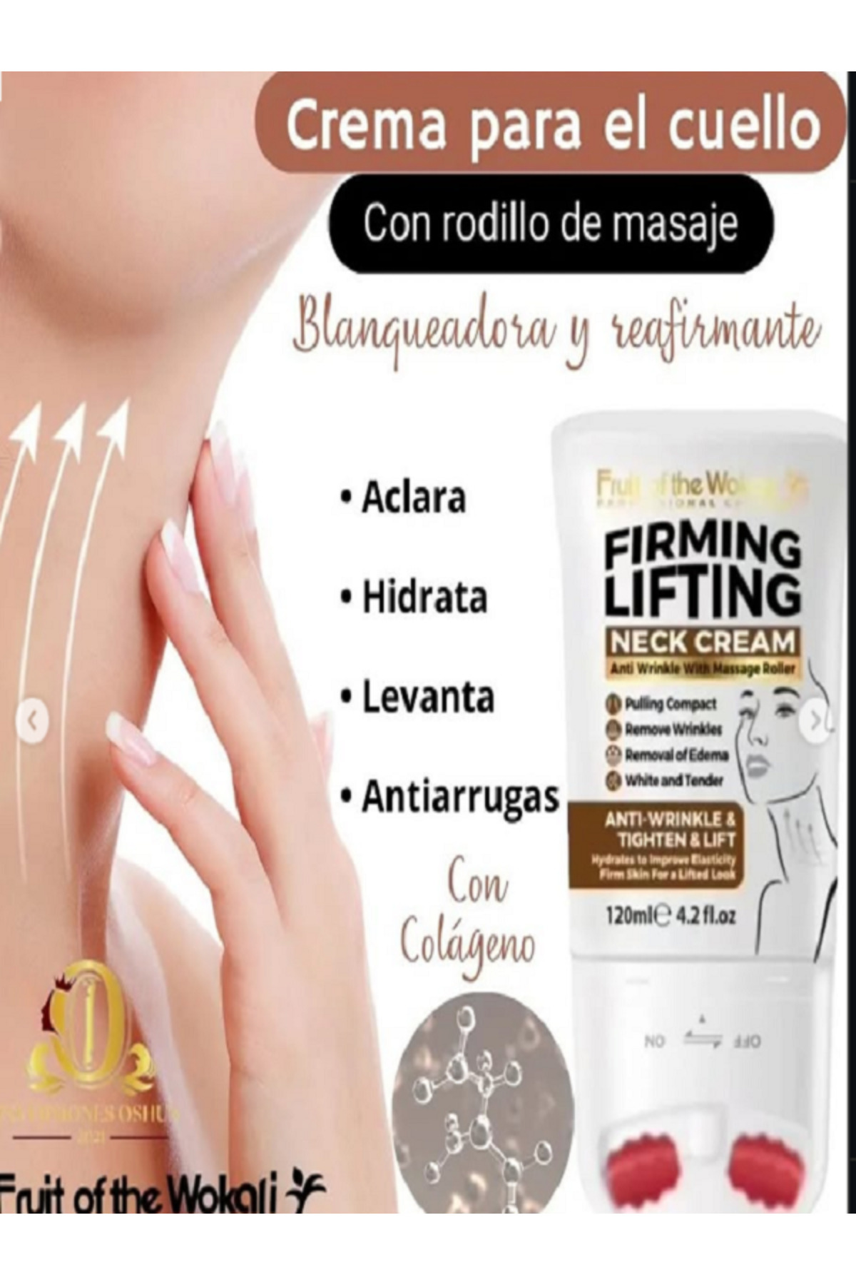 Kaizens Life Boyun & Dekolte Bölgesi İçin Özel Leke Karşıtı,Beyazlatıcı Sıkılaştırıcı Kırışık Karşıtı Boyun Kremi