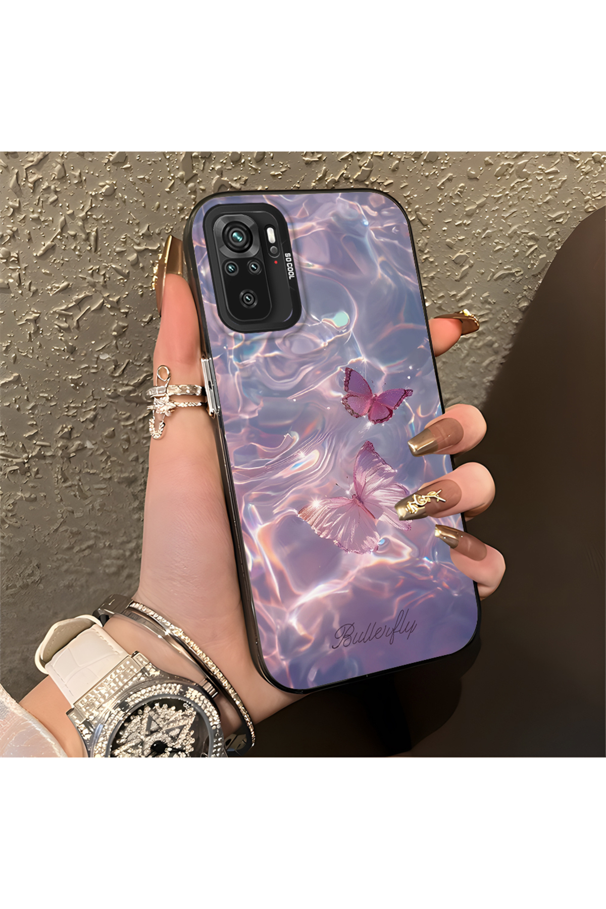 Xiaomi Redmi Note 10S Compatible Case Hard shell Anti Fall Phone Case Light-shade