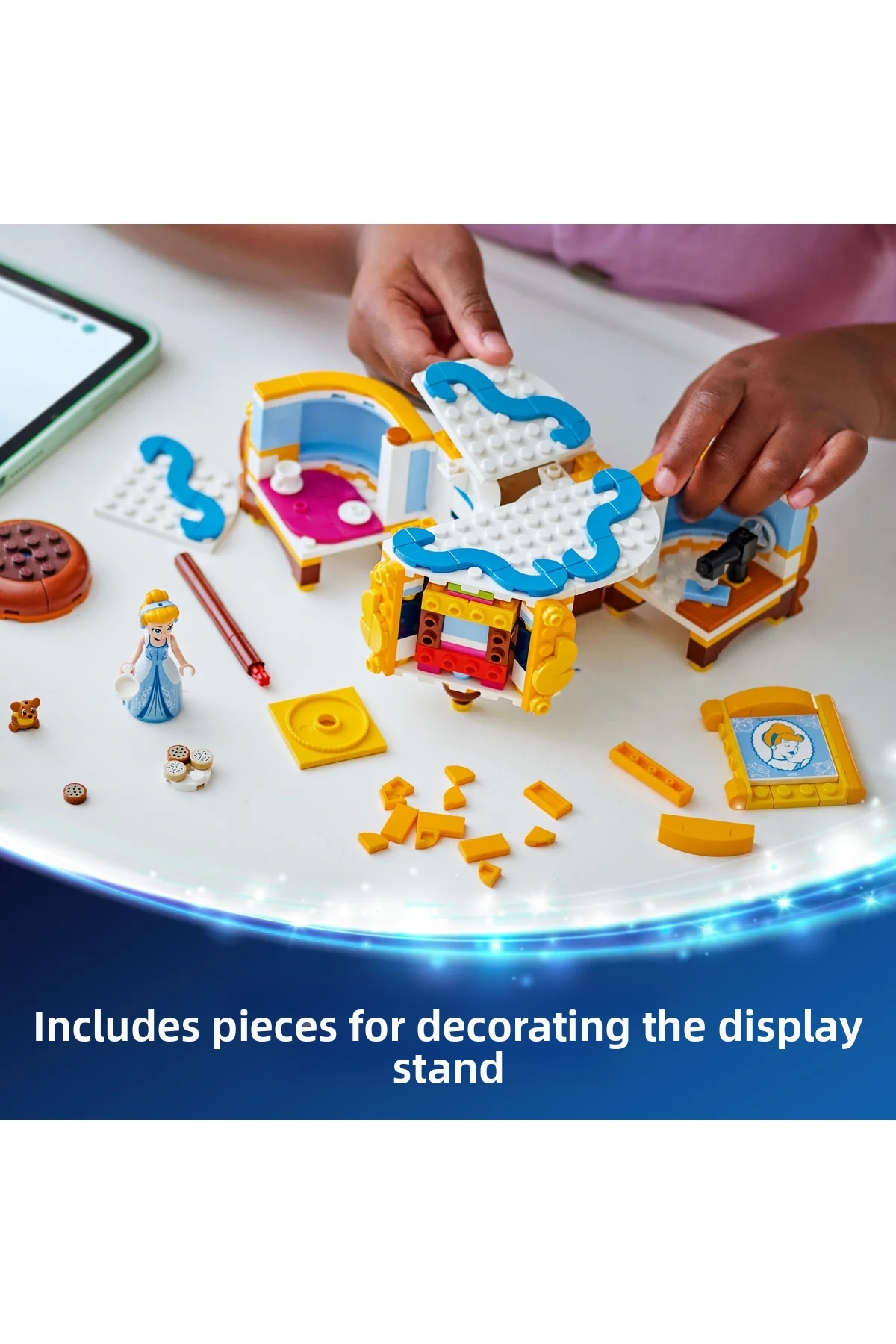 ® ǀ لباس سیندرلا از دیزنی پرنسس ۴۳۲۶۶ – مجموعه ساختنی اسباب‌بازی خلاقانه (۹ سال به بالا) (۴۷۴ قطعه)