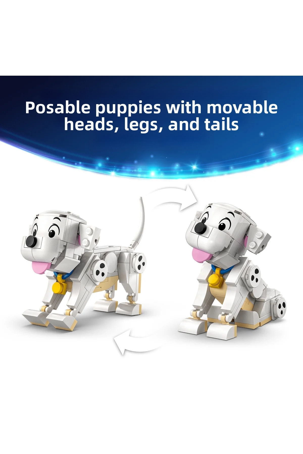 ® ǀ دیزنی لاکی و پنی ۱۰۱ توله‌سگ دالمیشن ۴۳۲۷۱-۶+ مجموعه ساختنی خلاقانه (۲۶۸ قطعه)