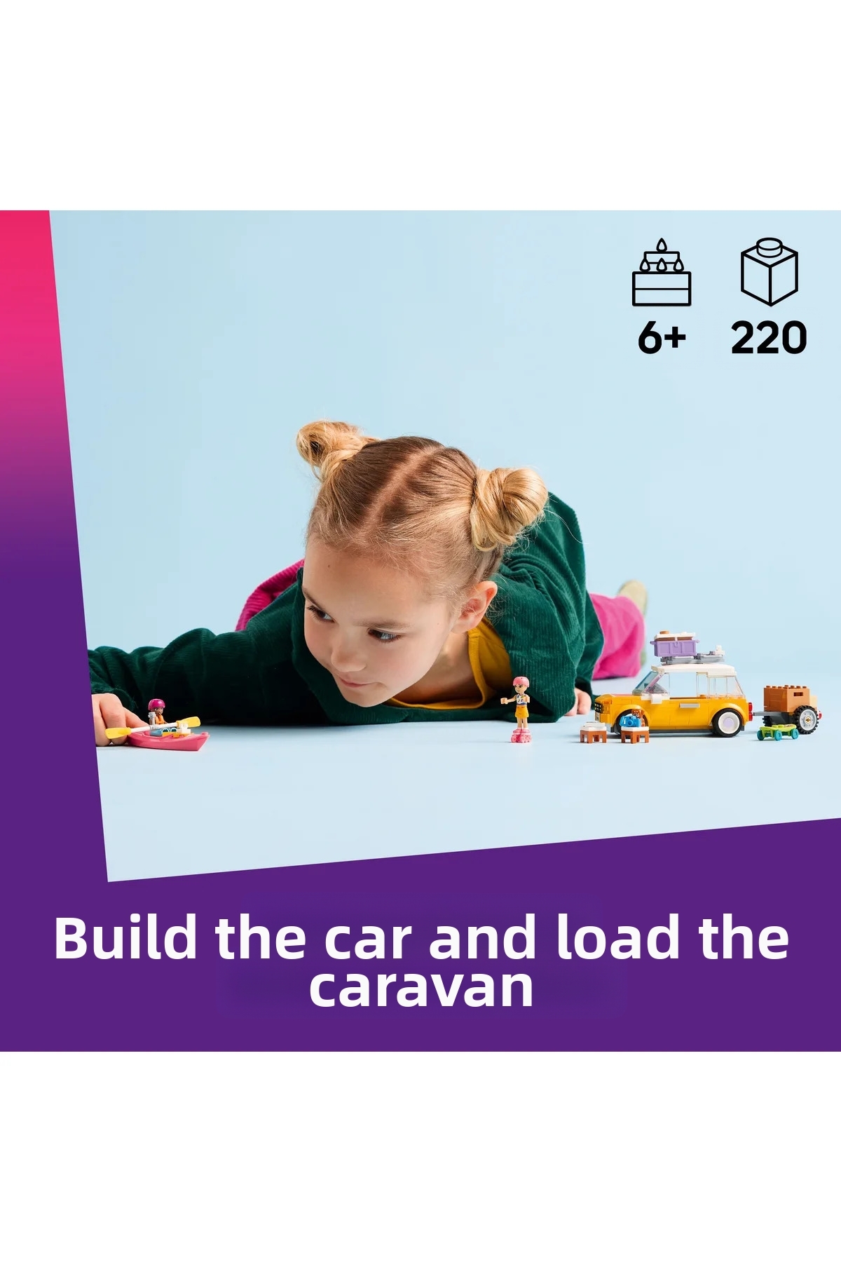 ® Friends Friendship Travel Car 42659 – ست ساختنی اسباب‌بازی خلاقانه برای کودکان ۶ سال به بالا (۲۲۰ قطعه)