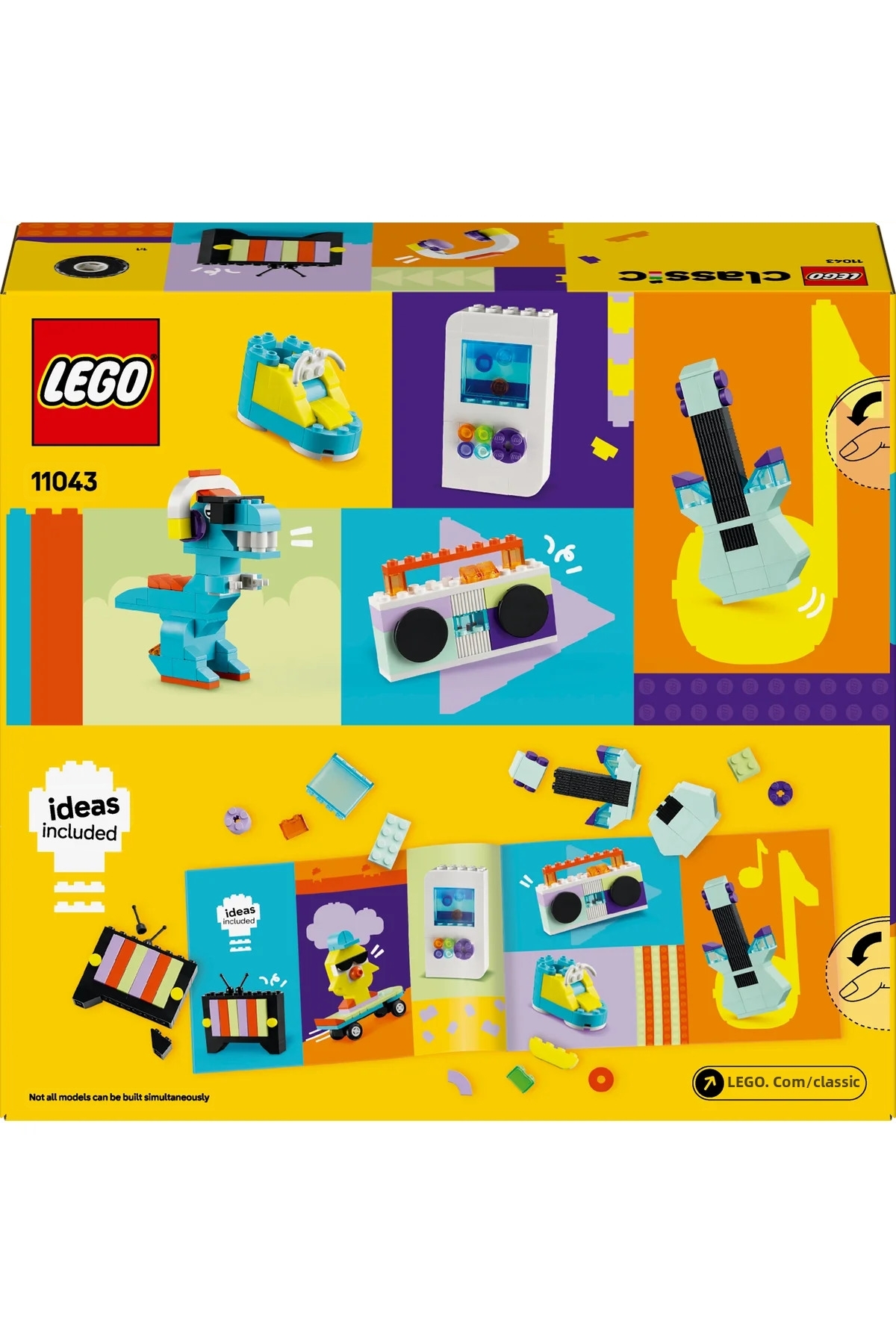 ® Classic Wonderful Creative Box 11043 – ست ساخت اسباب‌بازی خلاقانه برای کودکان ۵ سال به بالا (۵۱۰ قطعه)