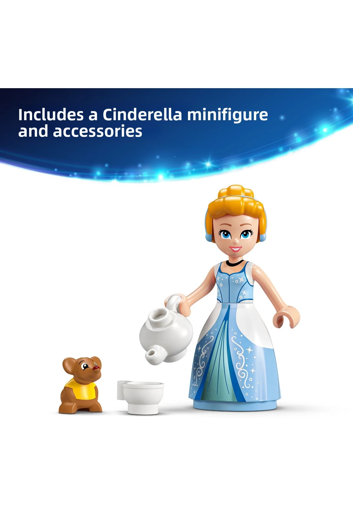 ® ǀ لباس سیندرلا از دیزنی پرنسس ۴۳۲۶۶ – مجموعه ساختنی اسباب‌بازی خلاقانه (۹ سال به بالا) (۴۷۴ قطعه)