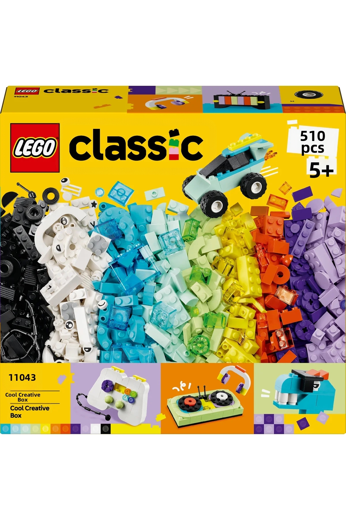 ® Classic Wonderful Creative Box 11043 – ست ساخت اسباب‌بازی خلاقانه برای کودکان ۵ سال به بالا (۵۱۰ قطعه)