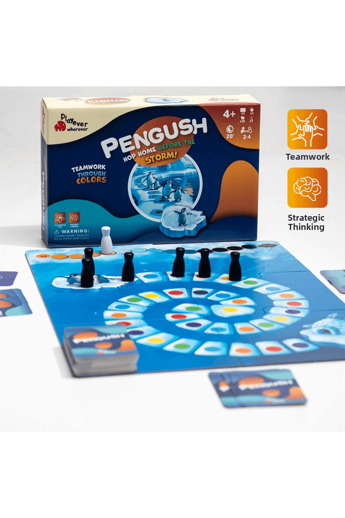 پنگوش، بازی تیمی برای پرورش تفکر استراتژیک (سنین ۴ تا ۷ سال)