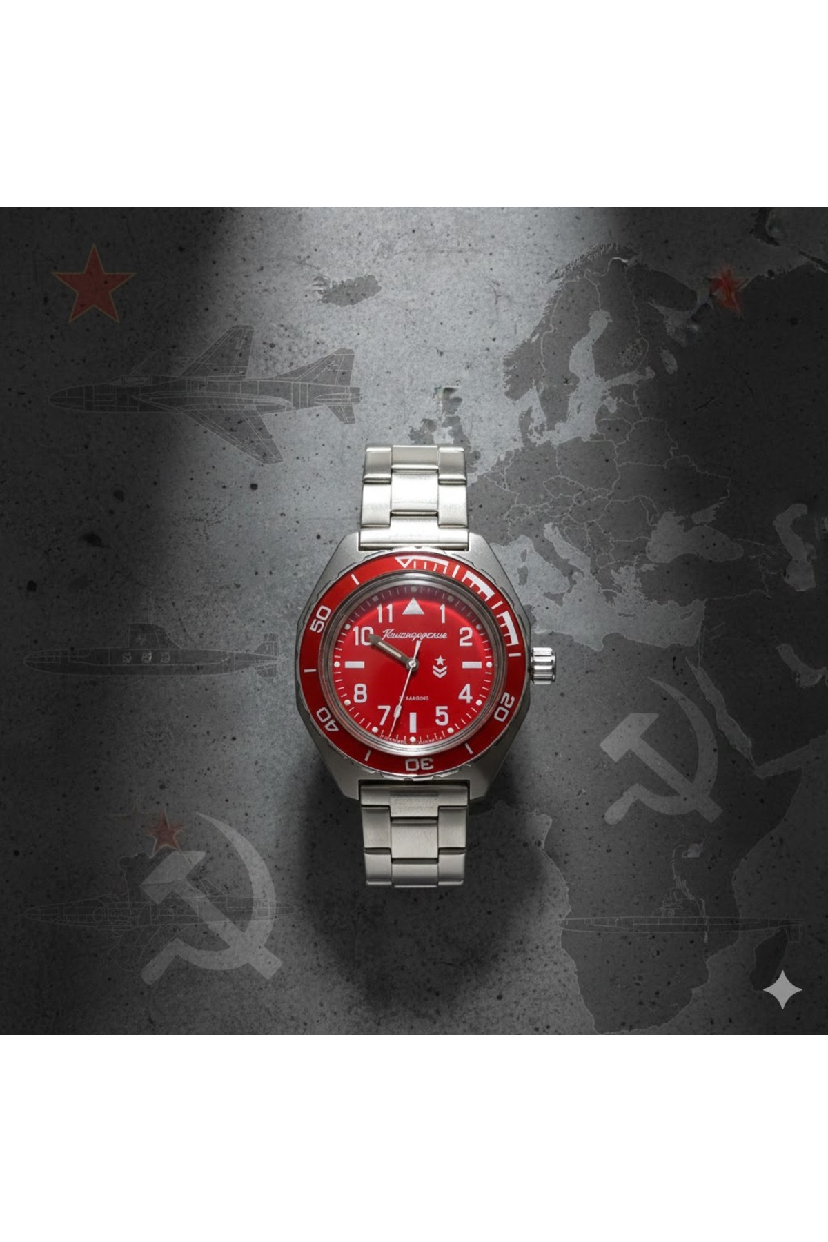 ESKİ YENİ ANTİK Vostok Komandirskie 650840 Mekanik Otomatik Erkek