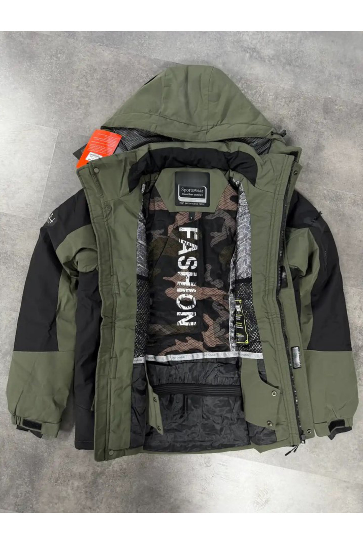 Fashion Erkek Termal Mont -30 derece soğuğa kadar koruma sağlar ithal — سبز dhjdns — تصویر 5 از 8