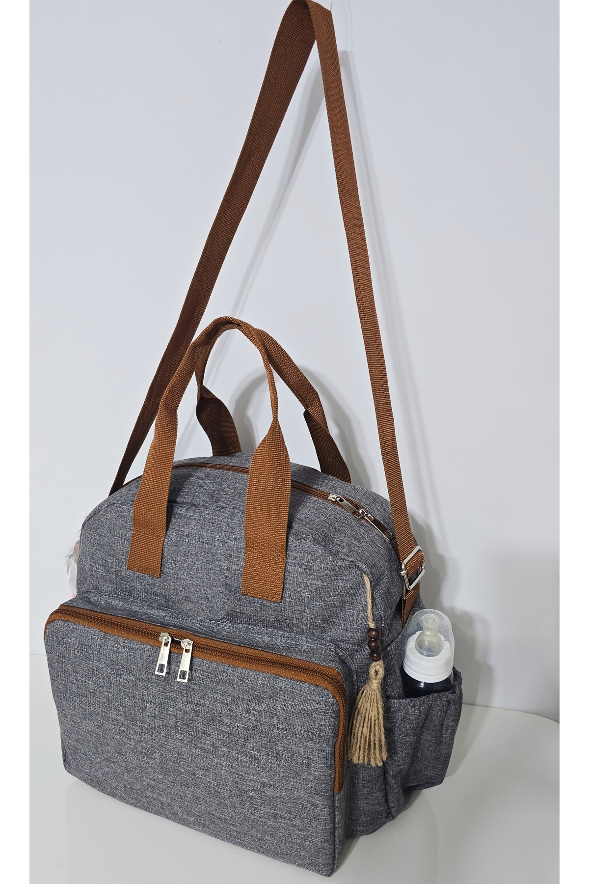 USF Ana Kucağı Puset Portbebe Bebek Taşıma + Anne Bebek Bakım Sırt El Omuz Çantası fotoğrafı 5 (önizleme)