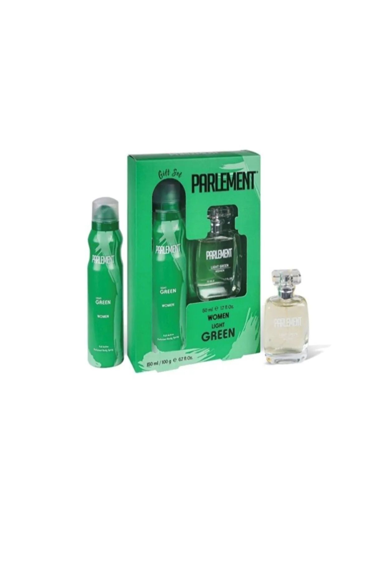 Parlement Green 150 ml Deodarant Hediyeli Gift Set — Bayanset03 — تصویر 3 از 4