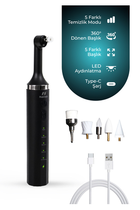 PiranTech P06 Çok Fonksiyonlu Şarj Edilebilir Diş Temizleme Cihazı