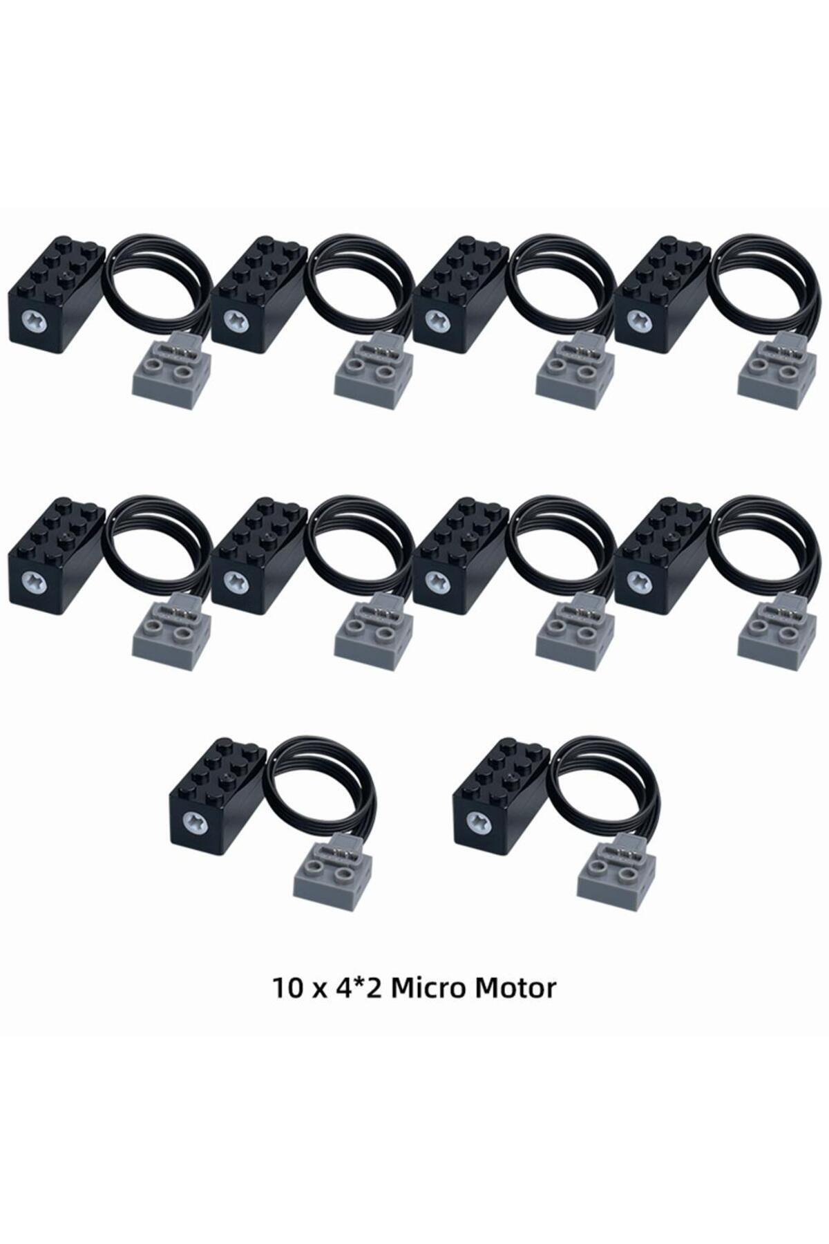 ۱۰ عددی ۱/۲/۵/۱۰ عددی موتور درایو S جدید MOC Tech Power Functions با قطعات گشتاور سرعت آهسته اصلاح‌شده E