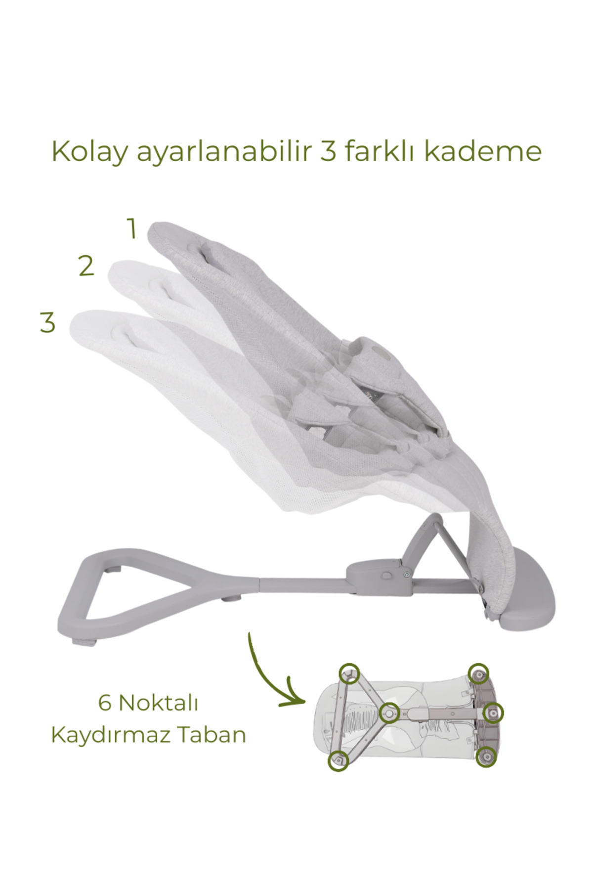 Will Bouncer Side Ana Kucağı - Grey fotoğrafı 3 (önizleme)