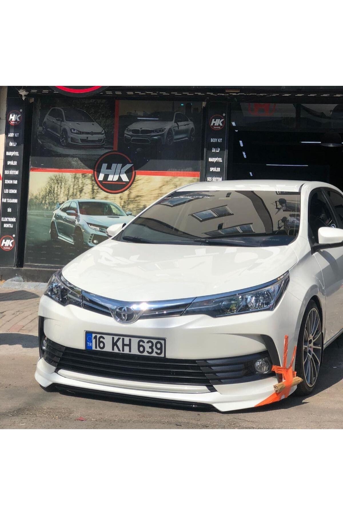 Toyota Corolla 2016-2018 Makyajlı Kasa uyumlu Boyasız plastik Custom Ön Ek