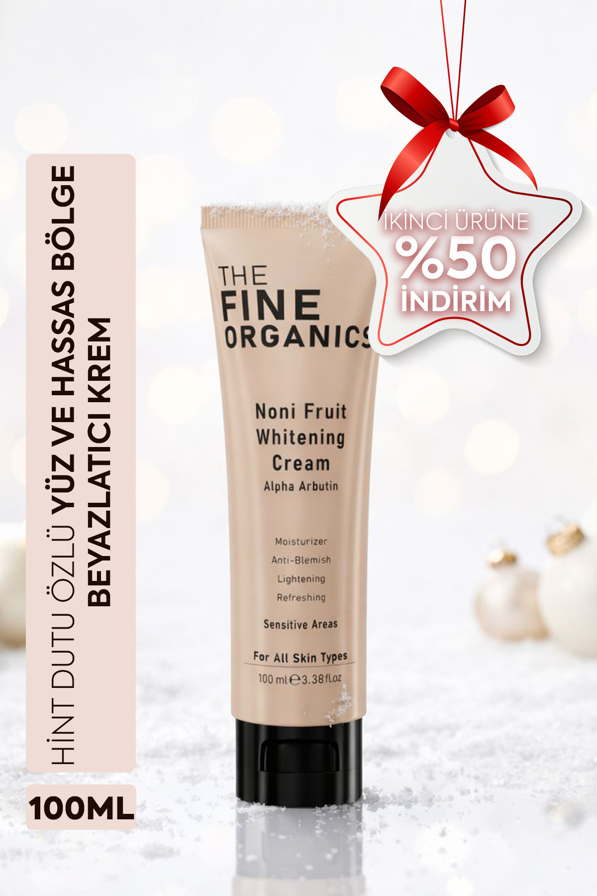 THE FINE ORGANICS Hint Dutu Özlü Yüz Ve Hassas Bölge Beyazlatıcı Krem (GENİTAL BÖLGE,KOLTUK ALTI,DİRSEK BÖLGE)100ml