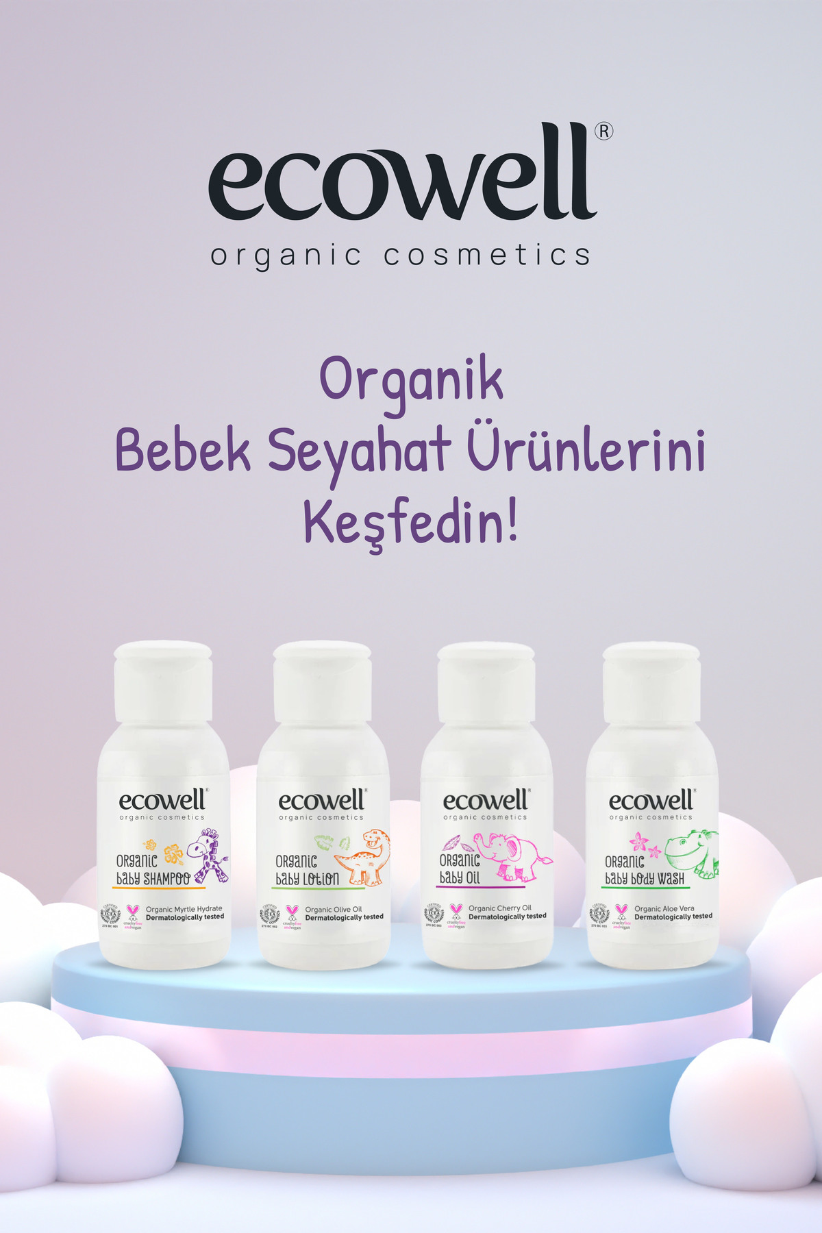 Ecowell Organik Bebe Şampuanı - Seyahat Boy (50 ml) fotoğrafı 4 (önizleme)