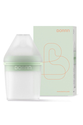 BORRN ANTİKOLİK SİLİKON BİBERON 150ML YEŞİL