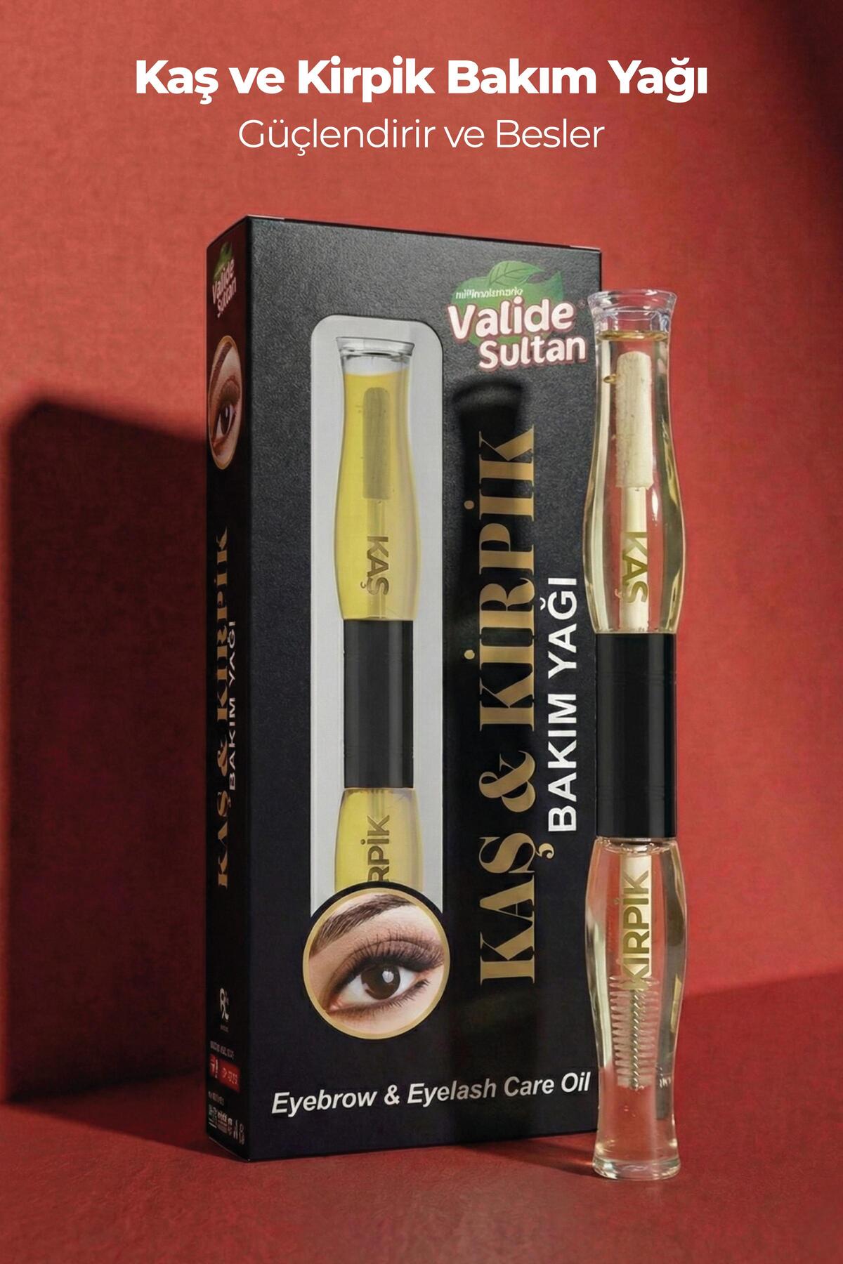 Milleunenuits Valide Sultan سرم مراقبت از ابرو و مژه، حاوی کراتین، ویتامین E و روغنهای طبیعی، 20 میلیلیتر — KKSV1