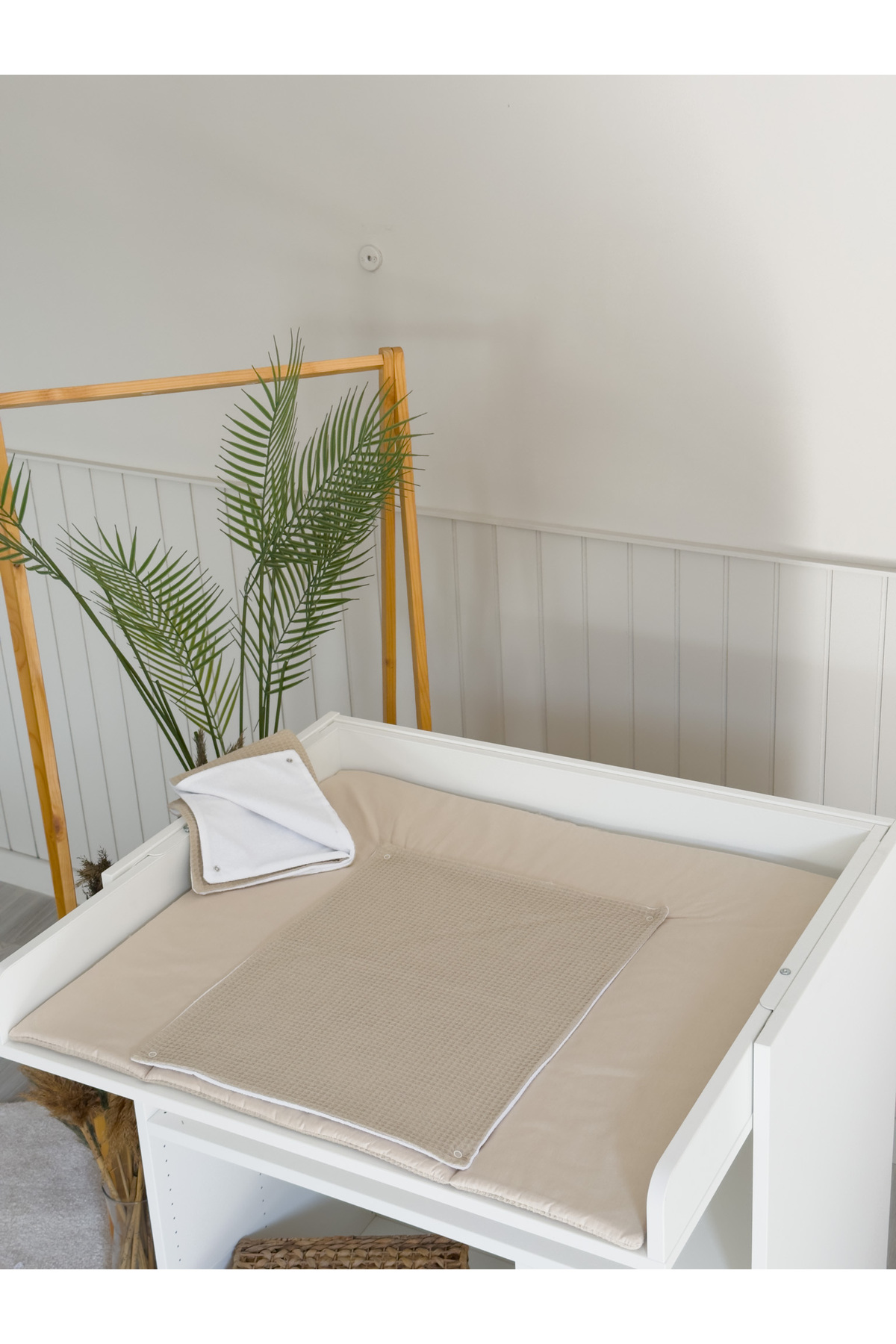 Pastelya Bebek Alt Açma Seti, Su Geçirmez Değiştirebilir Ped, Alt Açma Minderi fotoğrafı 4 (önizleme)