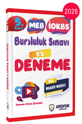 Ardışık Yayıncılık 5. Sınıf Bursluluk Deneme Sınavı 2026 Sınav Sistemine Uygu...