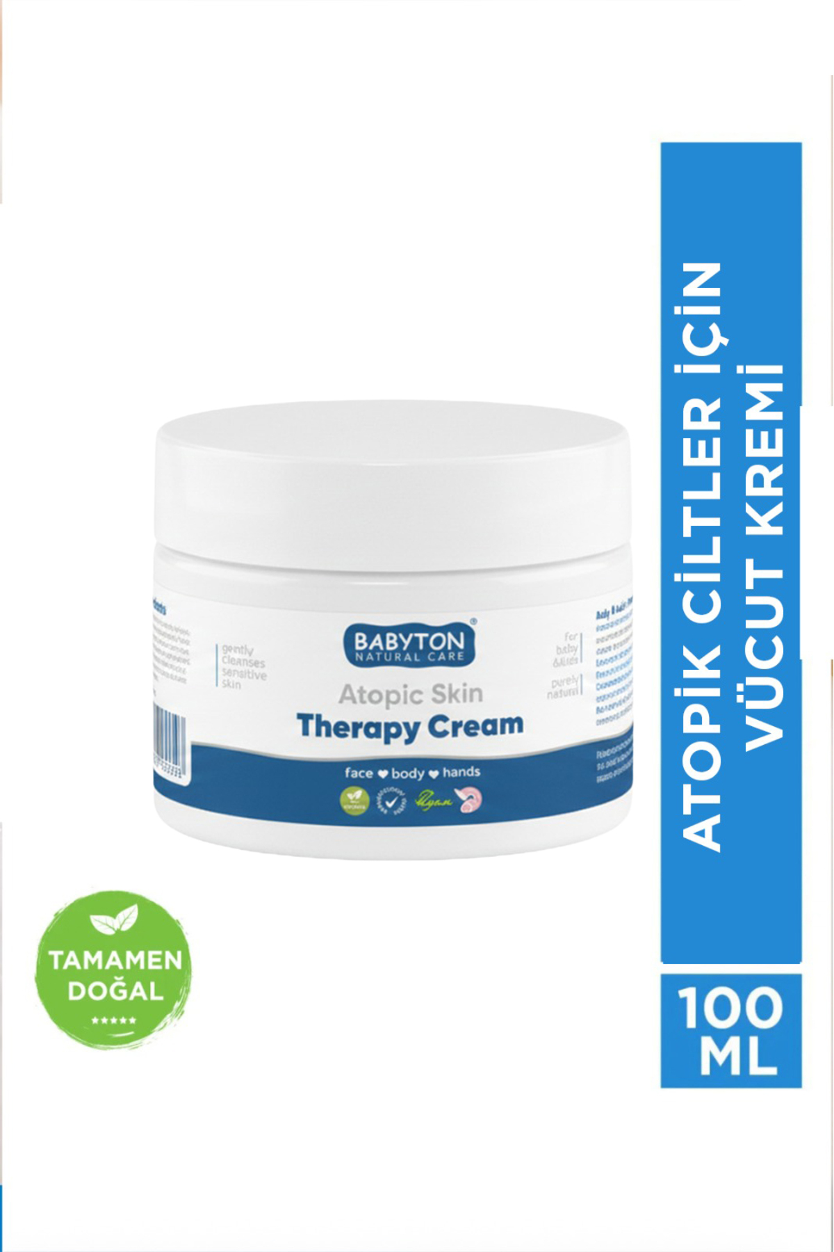 BABYTON Atopik Ciltler İçin Doğal Vücut Kremi 100 ml