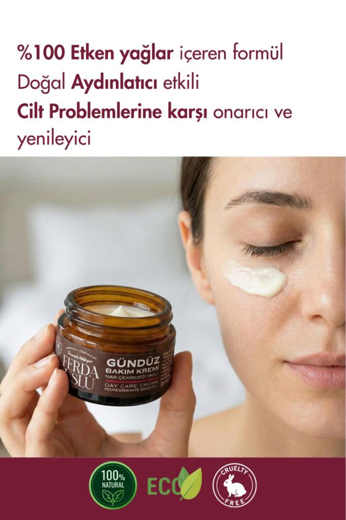 Gündüz Bakım Kremi - Nar Çekirdeği Yağlı Aydınlatıcı Etkili El & Yüz 30 ml — 152.03.117 — تصویر 4 از 4