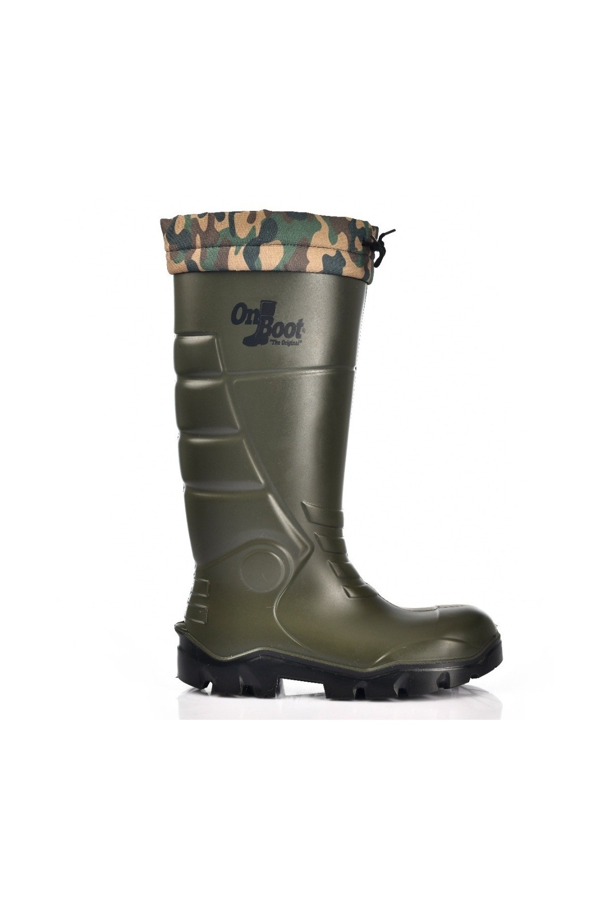 ON BOOT  Onboot Uzun Bağlı Çelik Burun, Su Geçirmez Kaymaz Tabanlı İş Av ve Yağmur Çizmesi 1005S4 - Görsel 2