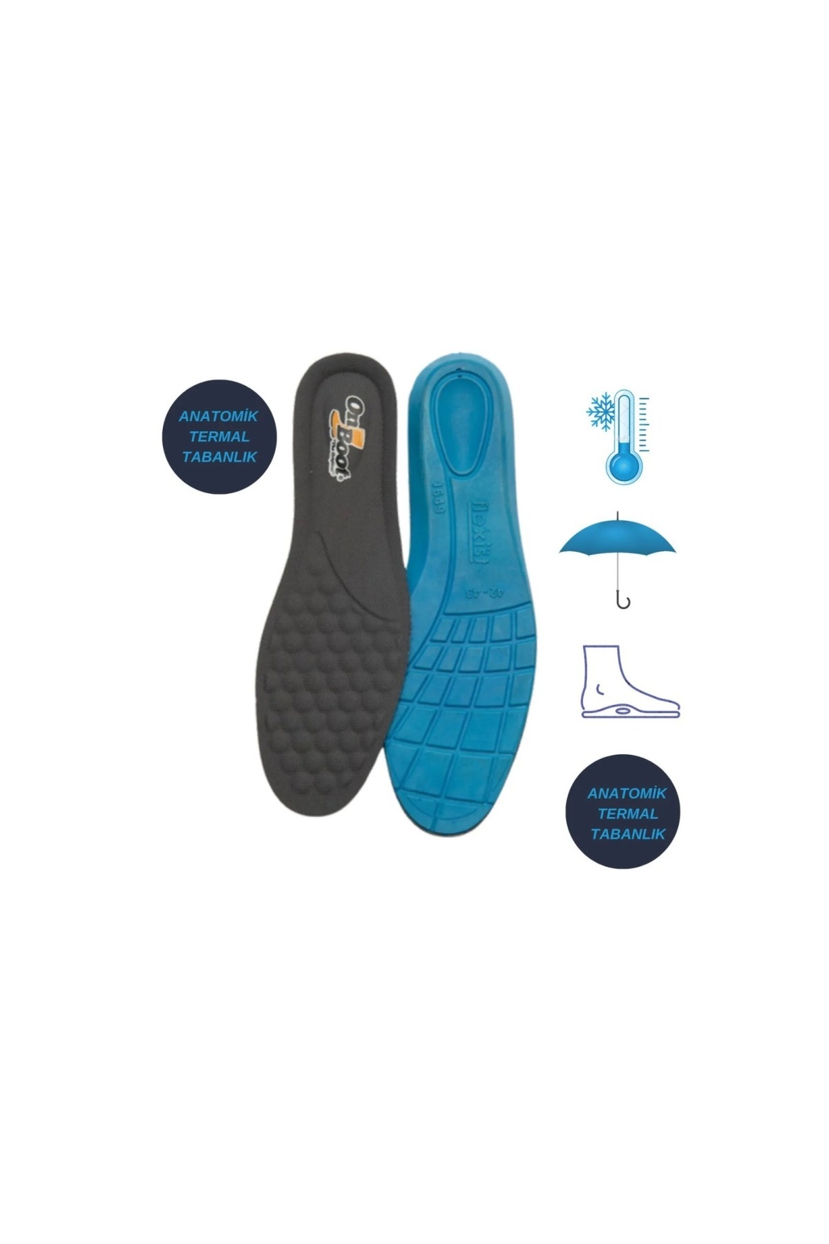 ON BOOT  Onboot Uzun Soğuk Sıcak Geçirmez,su Geçirmez Kaymaz Tabanlı Iş Av Ve Yağmur Çizmesi 1001 - Görsel 3