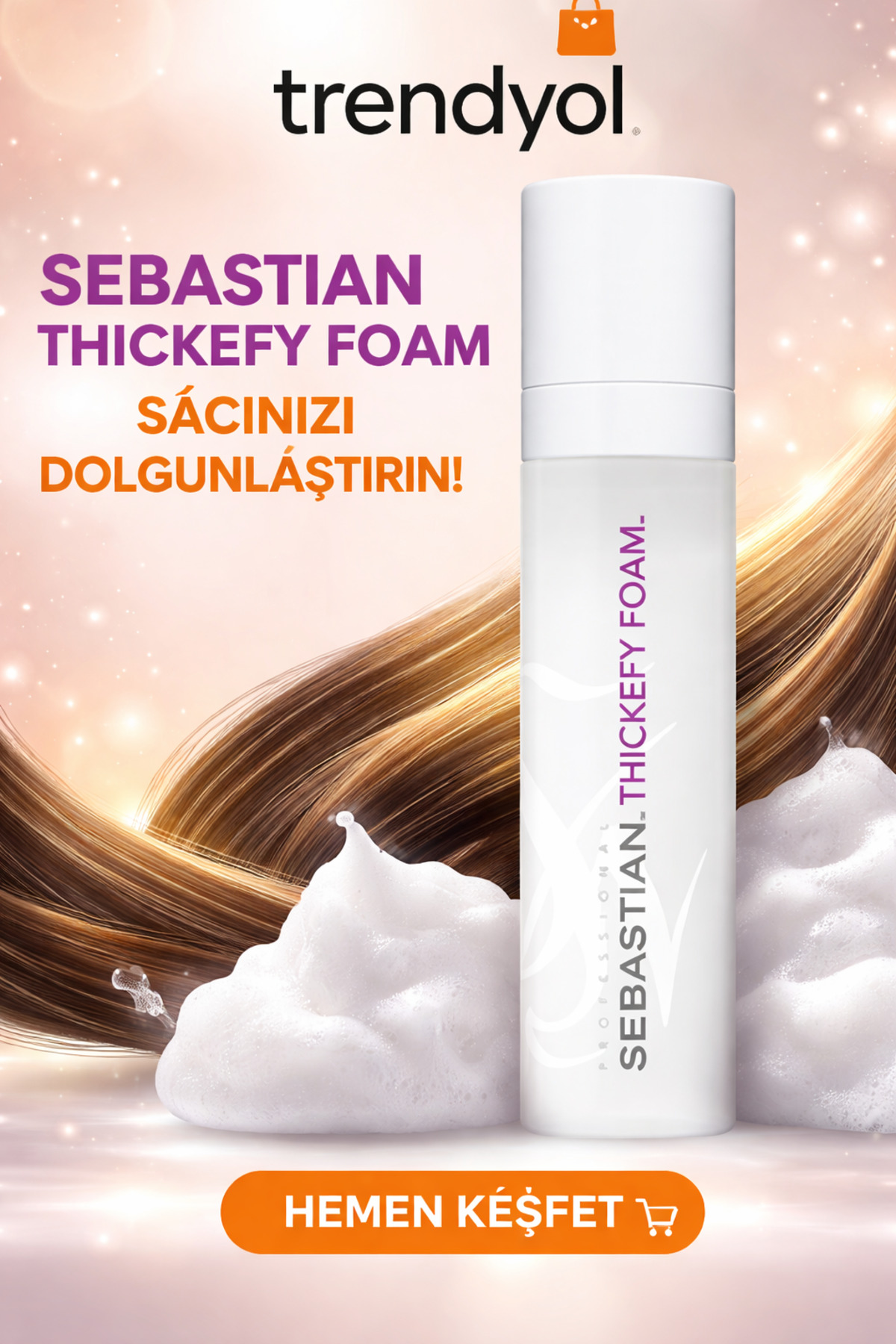 Thickefy Foam Saç Hacimlendirici Köpük 200 ml — HBV00000683SF — تصویر 2 از 3