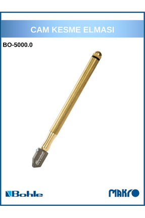 Bohle Metal Geniş Kafa Gazlı Cam Elması