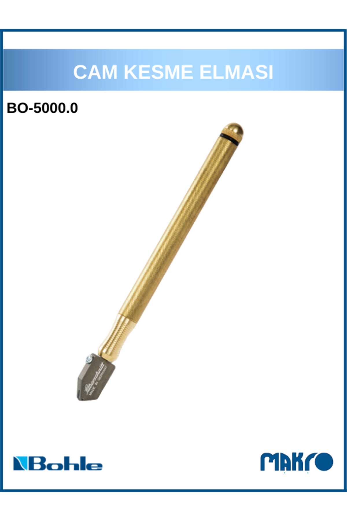 Metal Wide Head Gas Glass Diamond