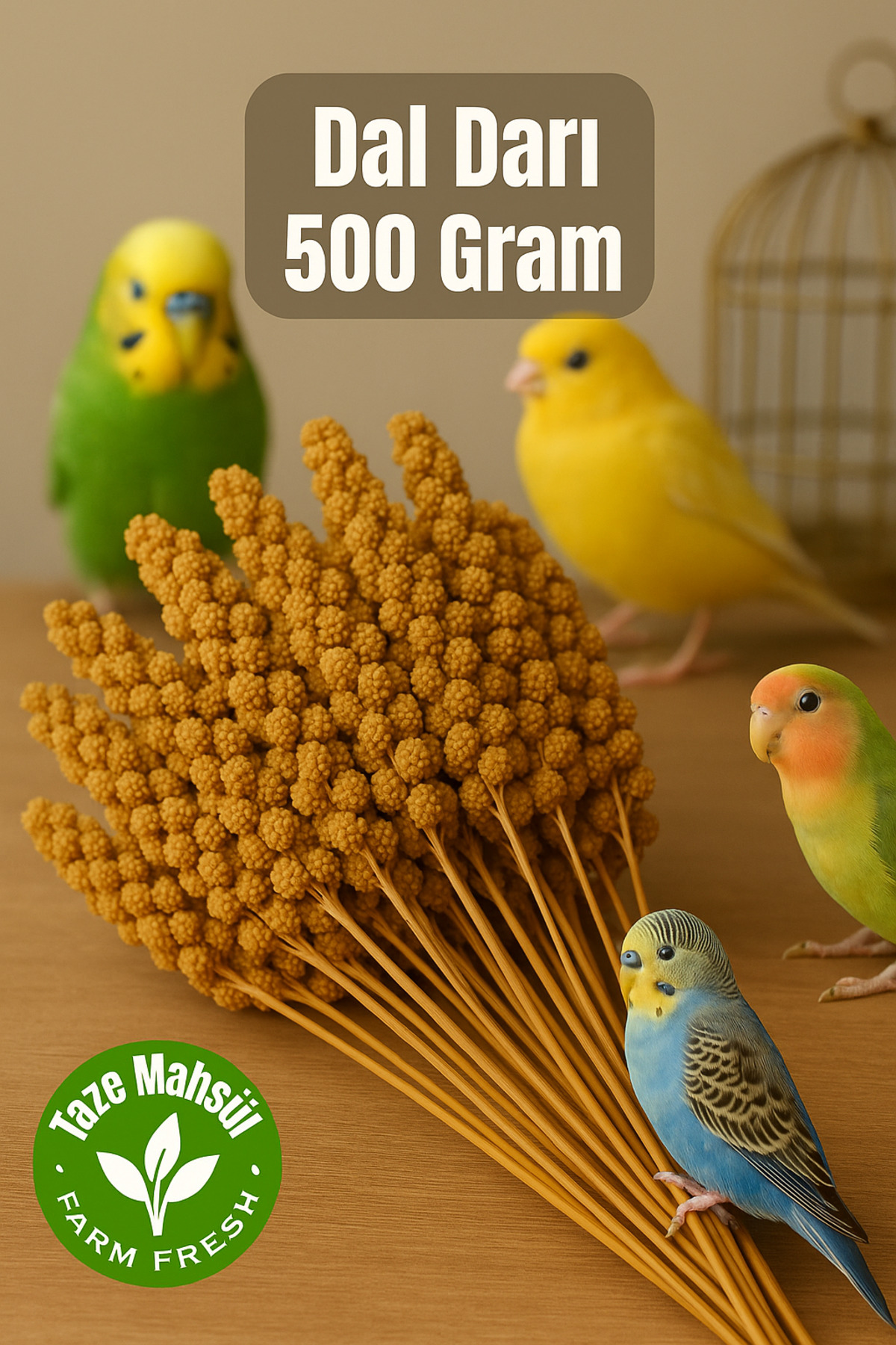 Biyologun Kuş Evi Kızıl Dal Darı (YENİ MAHSUL) 500 gr