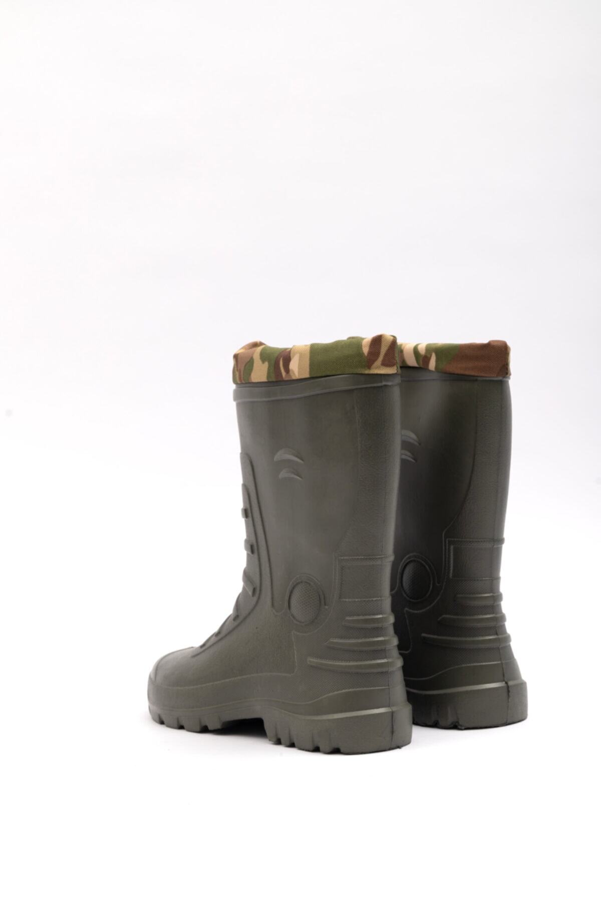 Gezer  Kışlık Erkek Çoraplı Kısa Fır Çizme - Görsel 4